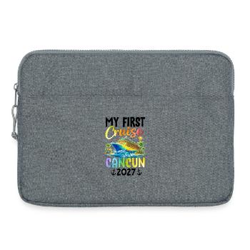 My First Cruise Cancun 2027 - Laptop bag 15" - heather grey - Front