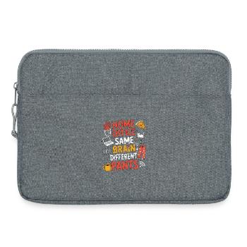 Développeur à distance Home Office Même développeur Web - Sacoche pour ordinateur portable 15 pouces - gris chiné - Devant