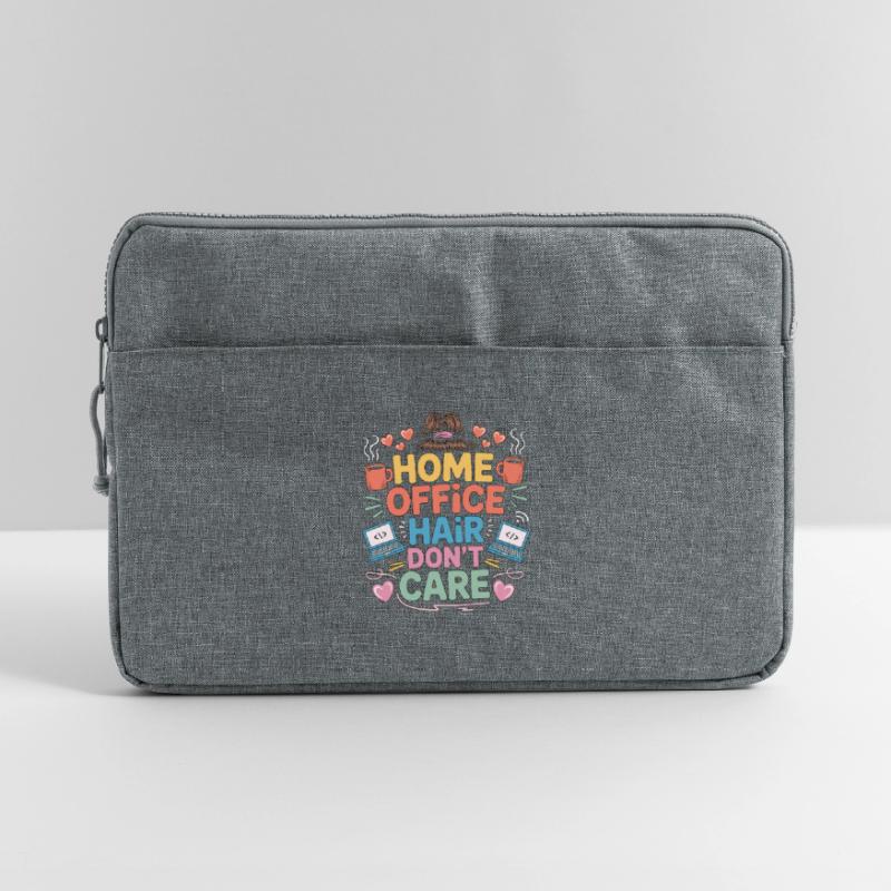 Remote Developer Home Office Hair Web Developer Laptoptasche 15"