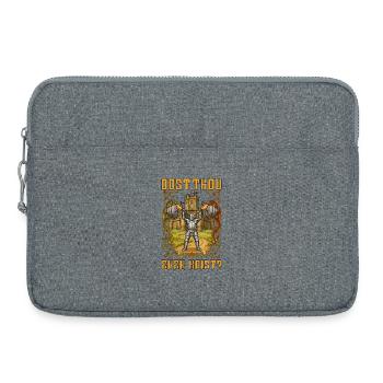Ren Faire Medieval Dost Thou Even Hoist - Laptoptasche 15" - Grau meliert - Vorne