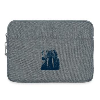 Walrus Captain - Laptop bag 15" - heather grey - Front