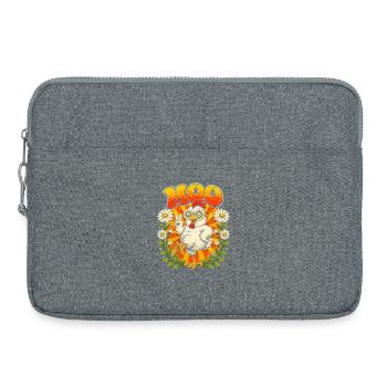 Motif de paix de la perdrix du soleil - Sacoche pour ordinateur portable 15 pouces - gris chiné - Devant