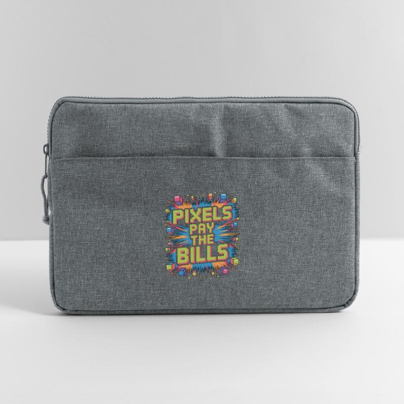 Game Developer Pixels Pay The Bills Web Developer Laptop bag 15"