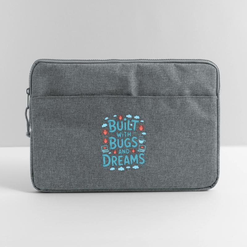 Game Developer Built With Bugs And Indie Developer Laptoptasche 15"