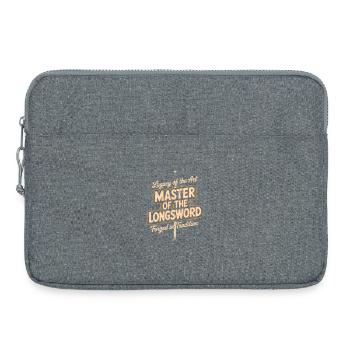 Meister des Langschwerts: Legende der Kunst - Laptoptasche 15" - Grau meliert - Vorne