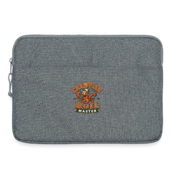 Crawfish Boil Master Lustige Männer Crawfish - Laptoptasche 15" - Grau meliert - Vorne