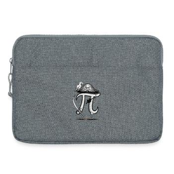 Pirate Adventure with Pi Symbol and Parrot - Laptop bag 15" - heather grey - Front