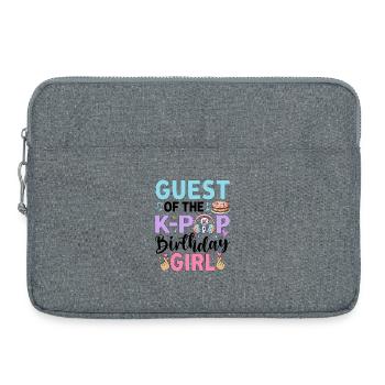 Invitée de The K-Pop Birthday Girl - Sacoche pour ordinateur portable 15 pouces - gris chiné - Devant