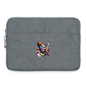 Panda Slam Dunk Neon - Laptop bag 15" - heather grey - Front