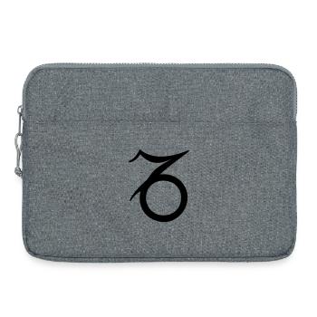 Sternzeichen Steinbock - Laptoptasche 15" - Grau meliert - Vorne