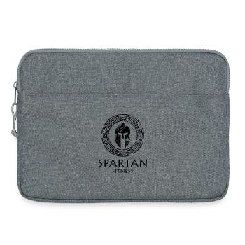 SPARTAN FITNESS. Pour les amateurs de gym - Sacoche pour ordinateur portable 15 pouces - gris chiné - Devant