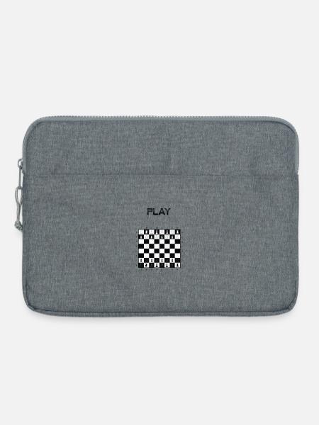 chess - Laptoptasche 15" - Grau meliert