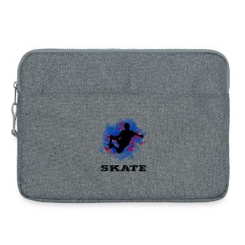 Skateboard - Laptoptasche 15" - Grau meliert - Vorne