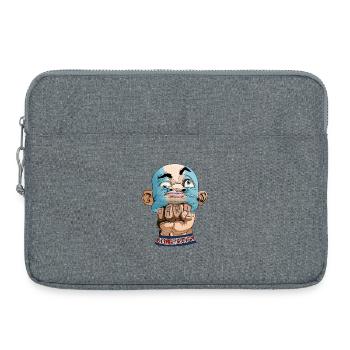 Poing Paris - Sacoche pour ordinateur portable 15 pouces - gris chiné - Devant