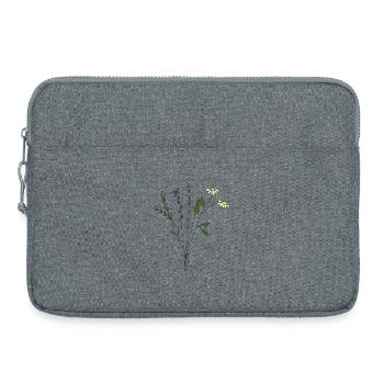 flower meadows bouquet - Laptop bag 15" - heather grey - Front