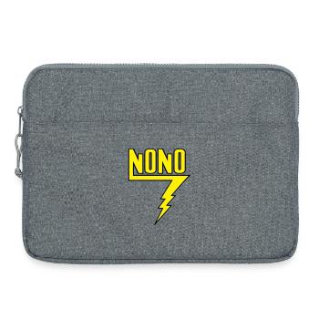 Nono - Laptop bag 15" - heather grey - Front