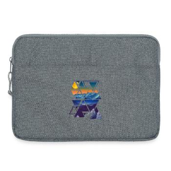 Nature - Laptop bag 15" - heather grey - Front