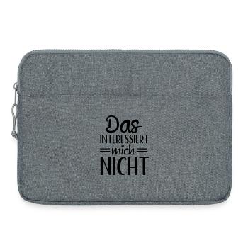Interesting Interest Curious Onlookers - Laptop bag 15" - heather grey - Front