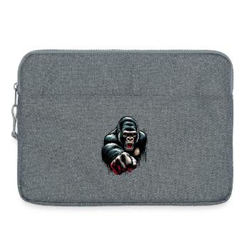 Gorille - Sacoche pour ordinateur portable 15 pouces - gris chiné - Devant