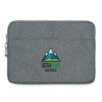 Coureur d’ultra-trail - Sacoche pour ordinateur portable 15 pouces - gris chiné - Devant