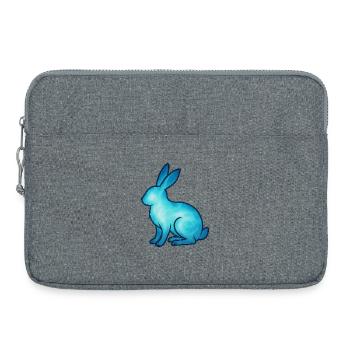 Âme Animal et Être Gardien : Lapin - Sacoche pour ordinateur portable 15 pouces - gris chiné - Devant