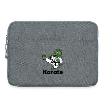 Karaté Dragon - Sacoche pour ordinateur portable 15 pouces - gris chiné - Devant