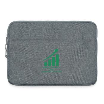 Motivation des entreprises en ligne - Sacoche pour ordinateur portable 15 pouces - gris chiné - Devant