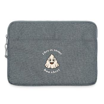 Feuille Boo - Sacoche pour ordinateur portable 15 pouces - gris chiné - Devant