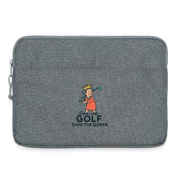 Golf save the Queen 2 - Sacoche pour ordinateur portable 15 pouces - gris chiné - Devant