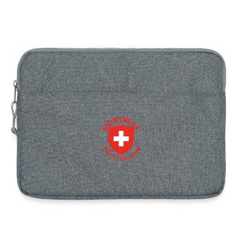 Montreux Swiss Shield Logo - Laptop bag 15" - heather grey - Front