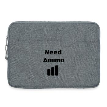 Need Ammo Load - Laptop bag 15" - heather grey - Front