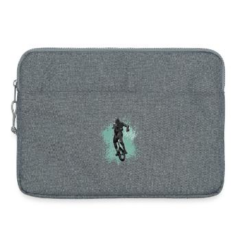 Artistic cycling, artistic cycling, indoor cycling - Laptop bag 15" - heather grey - Front