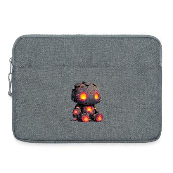Lava Golem Stone Hero Child - Laptop bag 15" - heather grey - Front