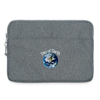 Tag der Erden Jour de la Terre - Sacoche pour ordinateur portable 15 pouces - gris chiné - Devant