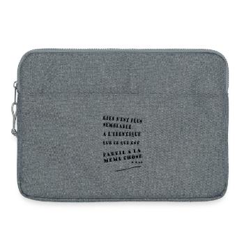 cita11 - Laptoptasche 15" - Grau meliert - Vorne