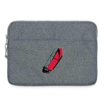 Yacht - Sacoche pour ordinateur portable 15 pouces - gris chiné - Devant