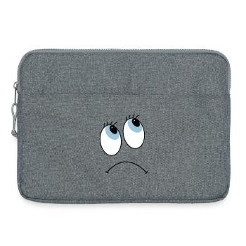 eyes - Laptop bag 15" - heather grey - Front
