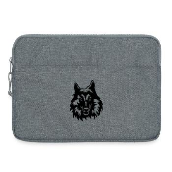 Tête de Tervueren - Sacoche pour ordinateur portable 15 pouces - gris chiné - Devant