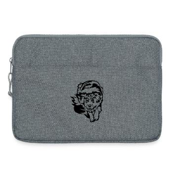 Berger australien - Sacoche pour ordinateur portable 15 pouces - gris chiné - Devant