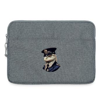 Police Lizards - Laptop bag 15" - heather grey - Front