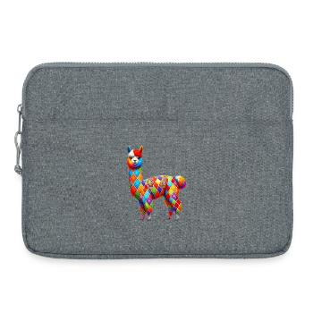 Alpaka - Laptoptasche 15" - Grau meliert - Vorne