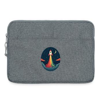 Launched Out - Niemals zurückblicken - Laptoptasche 15" - Grau meliert - Vorne