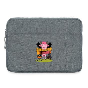 Vache chauve-souris - Sacoche pour ordinateur portable 15 pouces - gris chiné - Devant