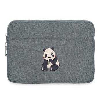 Panda - Sacoche pour ordinateur portable 15 pouces - gris chiné - Devant