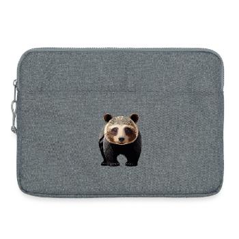 Jeune ours - Sacoche pour ordinateur portable 15 pouces - gris chiné - Devant
