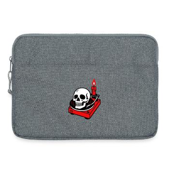 Black Metal - Laptoptasche 15" - Grau meliert - Vorne