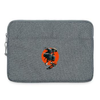 Ronin Zombie Skater - Laptop bag 15" - heather grey - Front