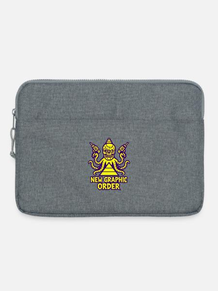 NGO Skull Kraken - Laptoptasche 15" - Grau meliert