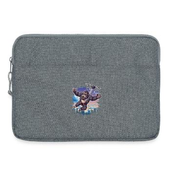 Gorilla Drone Kids Funny - Laptop bag 15" - heather grey - Front