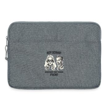 Retro Comic Doppelgänger Illustration - Laptoptasche 15" - Grau meliert - Vorne